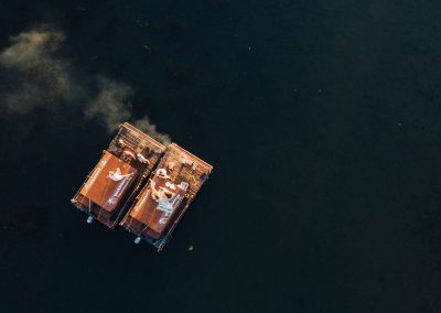 2 Flöße aus der Luft