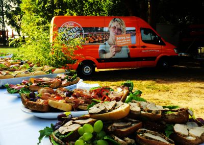 Cateringbuffet von Huckleberrys