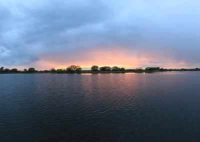 Sonnenaufgang Floßstation Schwielochsee