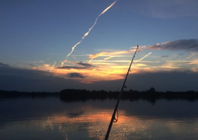 Sonnenuntergang am Schwielochsee